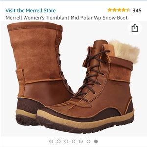 Wmns MERRELL tremblant boots. Size 9 like new